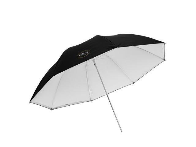 Glow 40' White Umbrella with Removable Silver/Black Layer