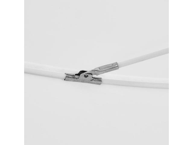 Glow 60' White Parabolic Umbrella with Removable Silver/Black Layer