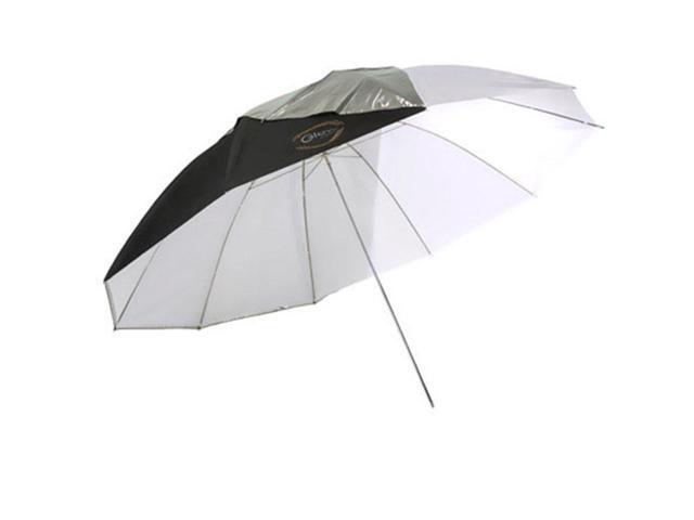 Glow 72' White Parabolic Umbrella with Removable Silver/Black Layer