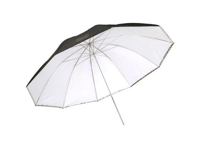 Glow 72' White Parabolic Umbrella with Removable Silver/Black Layer