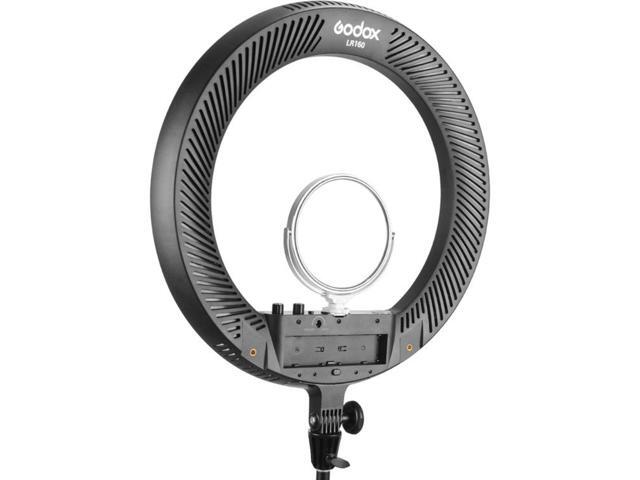 Godox LR160 LED 3200K-8000K Bi-Color Ring Ligh (Black)