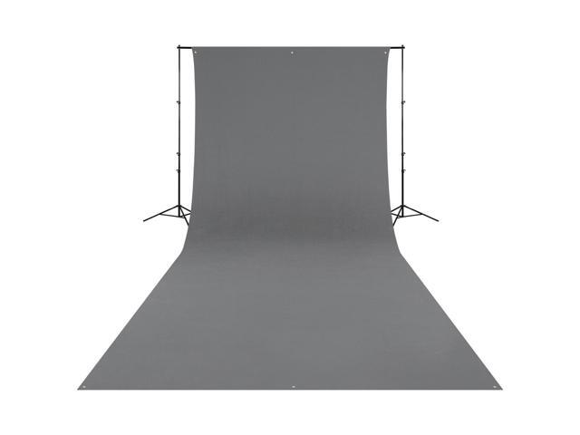 Westcott 9' x 20' Neutral Gray Wrinkle Resistant Backdrop