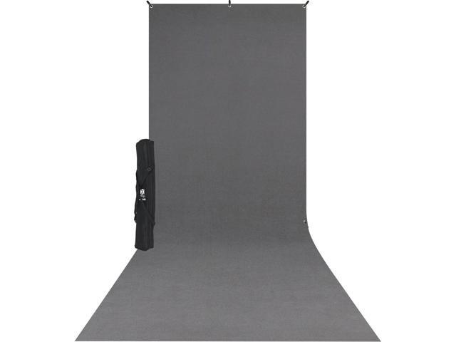 Westcott 5x12' X-Drop Wrinkle-Resistant Backdrop Kit, Neutral Gray Sweep