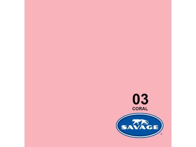 Savage Widetone Seamless Background Paper, 26' wide x 36', Coral, #3