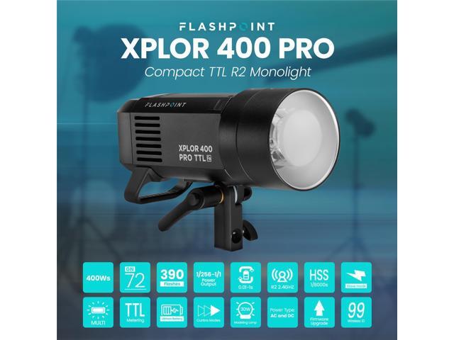 Flashpoint XPLOR 400 Pro Compact TTL R2 Monolight, Bundle with ParaSnap Octa 36 Softbox and Speedring
