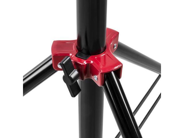 Flashpoint 7.2' Red Color Coded Pro Air-Cushioned Heavy-Duty Light Stand V2