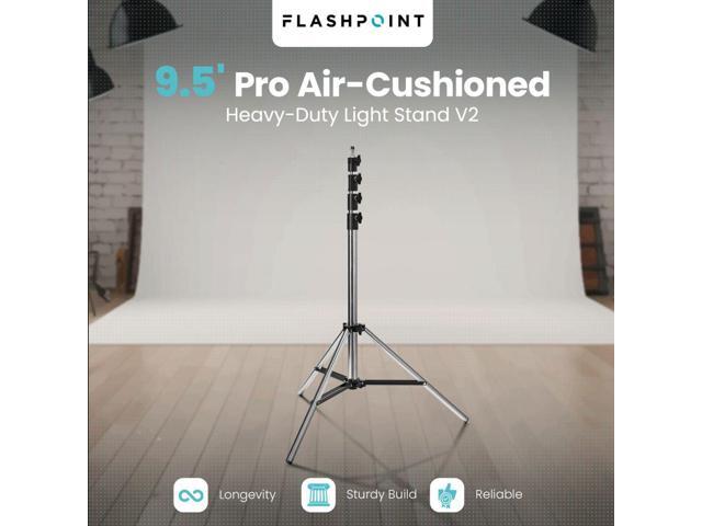 ARRI 40x60 Degree DoPchoice SnapGrid for S120 SkyPanel LED Light, Bundle with Pro 9.5' Air-Cushioned Heavy-Duty Light Stand