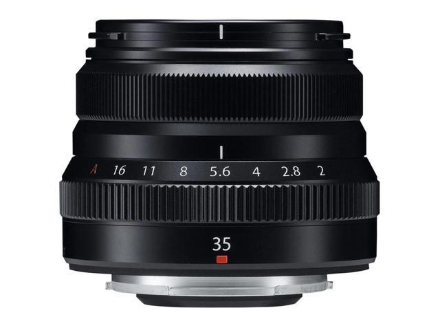 Fujifilm XF 35mm f/2 R WR Lens, Black, Bundle with 43mm Filter Kit, Lens Case, Cleaning Kit, Lens Cap Tether, Mac Software Kit