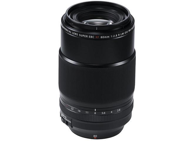 Fujifilm XF 80mm f/2.8 R LM OIS WR Macro Lens, Black, Bundle with 62mm Filter Kit, Flex Lens Shade, Lens Cleaner, Cleaning Kit, Lens Cap Tether,...
