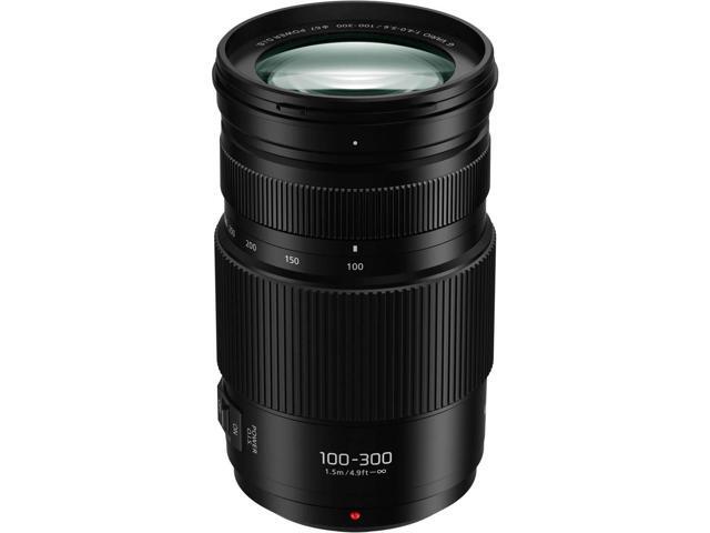 panasonic lumix g ii vario 100300mm f/4.05.6, mirrorless micro four thirds, power o. i.s zoom lens bundle with filter kit + lens wrap + pc software...