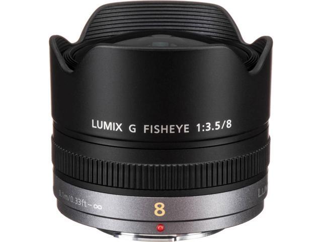 Panasonic Lumix G Fisheye 8mm f/3.5 Lens for Micro 4/3 W/ Free Accessory Bundle