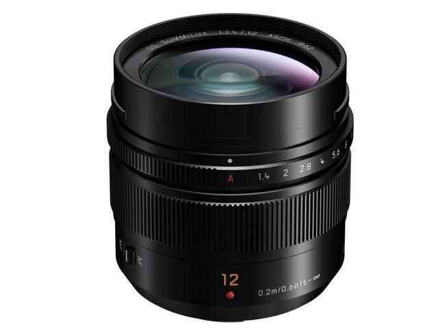 Panasonic LUMIX G Leica DG Summilux Lens, 12mm, F1.4 ASPH, Wide Angle, Professional Mirrorless Micro Four Thirds, H-X012 (USA Black) Bundle with...