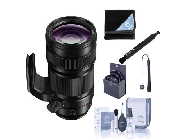 Panasonic LUMIX S PRO 70-200mm f/4 Lens, Bundle with Lens Wrap, 77mm Filter Kit, Lens Cleaner, Cleaning Kit and Lens Cap Tether