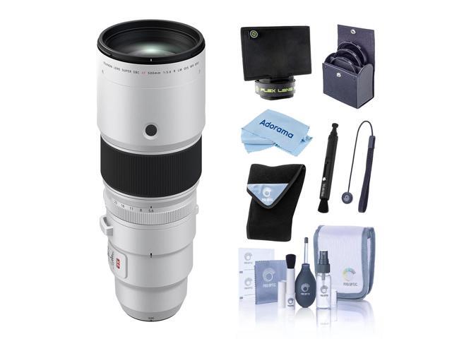 Fujifilm XF 500mm f/5.6 R LM OIS WR Lens, Bundle with 95mm Filter Kit, Lens Wrap, Lens Shade, Cleaning Kit, Lens Pen Cleaner and Microfiber.