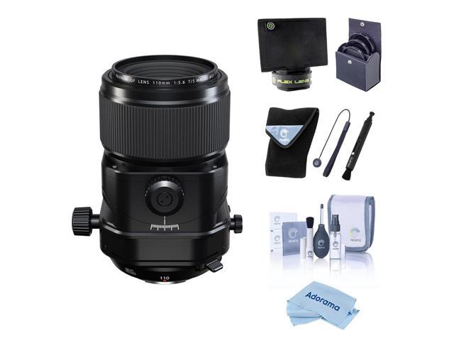 Fujifilm Fujinon GF 110mm f/5.6 T/S Macro Lens, Bundle with 72mm Filter Kit, Lens Wrap, Lens Shade, Lens Cleaner, Cleaning Kit, Lens Cap Tether and...