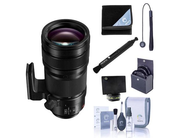 Panasonic LUMIX S PRO 70-200mm f/2.8 Lens, Bundle with Lens Wrap, 82mm Filter Kit, Flex Lens Shade, Lens Cleaner, Cleaning Kit and Lens Cap Tether