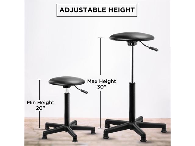 Flashpoint 20-30' Posing Stool, Photography Stool Perfect for Studio, Home & On-Location Photography w/14' Comfortable Padded Seat, Pneumatic...