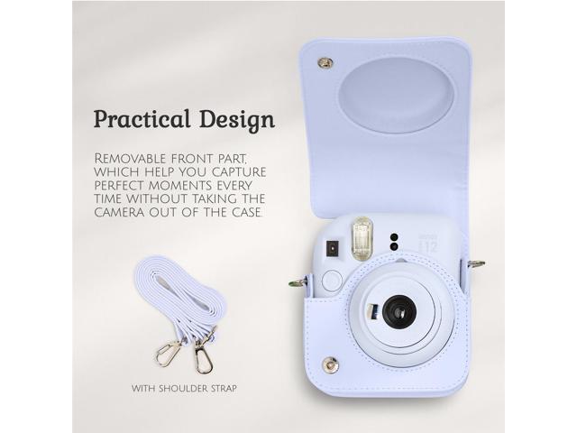 Fujifilm Instax Mini 12 Instant Camera, Pastel Blue, w/Accessory Kit and 2x Film