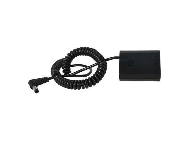 AndyCine DC Power Cable to NP-FZ100 Dummy Battery Adapter for Sony Alpha A7III, A7RIII and A9