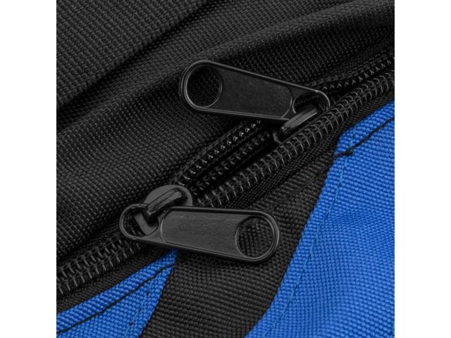 Flashpoint Empty Saddle Sandbag, Water-Resistant Cordura Nylon - (27 lb Capacity, Blue & Black Stripes)