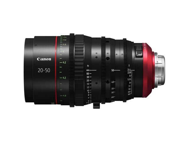 Canon CN-E 20-50mm T2.4 L FP Cinema EOS Flex Lens with RL-S1 Relay Converter for Canon EF and PL Mount