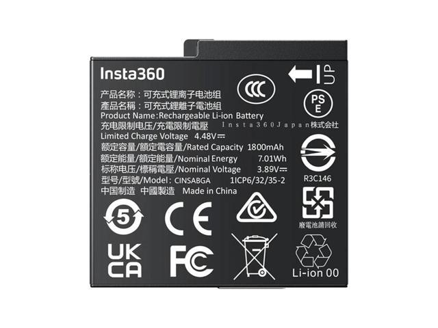 Insta360 7.01Wh 4.48V 1800mAh Rechargeable Battery for Ace Pro 2 Action Camera