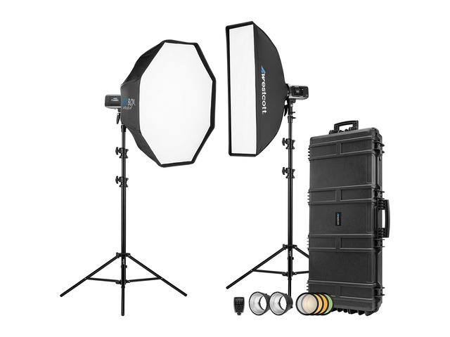 Westcott FJ400 II 2-Light Location Hard Case Kit with Sony Camera Trigger