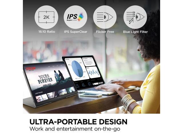 ViewSonic - TD1656-2K 16” IPS LCD WQXGA Touchscreen Portable Monitor (USB-C) - Black - image 10