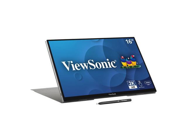 ViewSonic - TD1656-2K 16” IPS LCD WQXGA Touchscreen Portable Monitor (USB-C) - Black - image 9