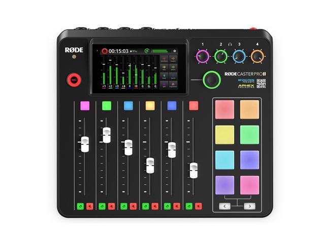 RØDE - RØDECASTER PRO II Integrated Audio Production Studio - Black - image 5