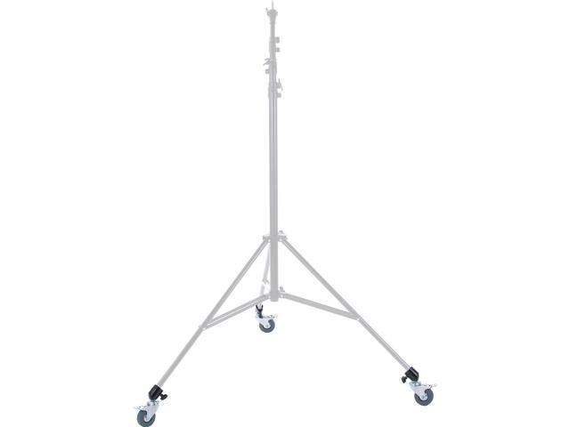 Flashpoint Locking Caster Set for Light Stands w 22mm Diameter Legs - Set of 3