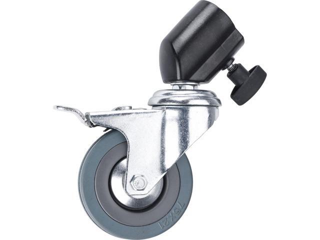 Flashpoint Locking Caster Set for Light Stands w 22mm Diameter Legs - Set of 3
