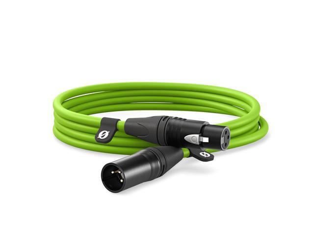 RDE XLR-3 Premium XLR Cable (3m Green)
