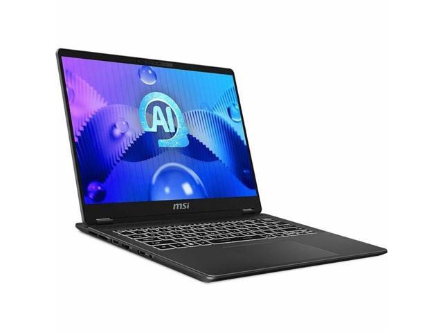 MSI - Prestige 14 AI Studio C1V 14" Laptop - Intel Core Ultra 7 with 32GB Memory - 1 TB SSD - Stellar Gray, Gray - image 11