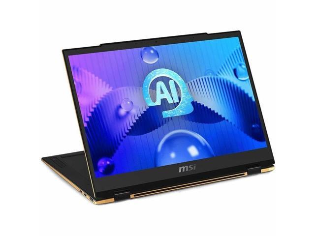 MSI - Summit E13 AI Evo A1M 2-in-1 13.3" Touch Screen Laptop - Intel Core Ultra 7 with 32GB Memory - 1 TB SSD - Ink Black, Black - image 12