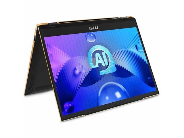 MSI - Summit E13 AI Evo A1M 2-in-1 13.3" Touch Screen Laptop - Intel Core Ultra 7 with 32GB Memory - 1 TB SSD - Ink Black, Black - image 11