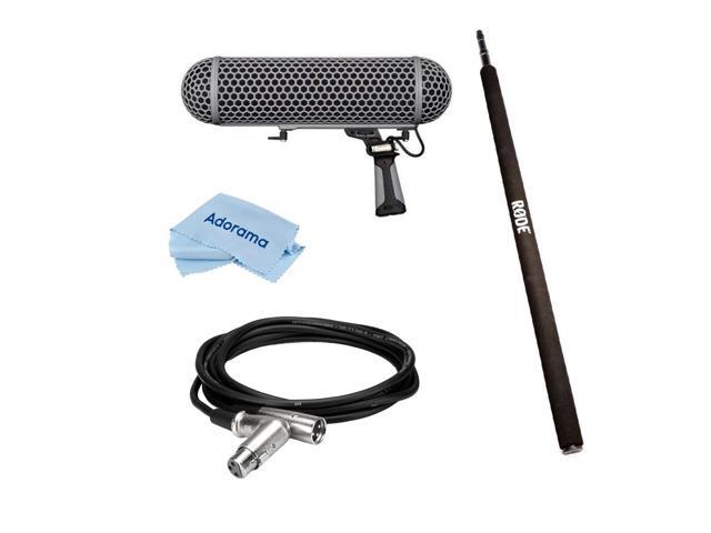Rode Blimp, Windshield / Shock Mount for NTG-1, NTG-2, NTG-3 Microphones - With XLRF-XLRM Balanced Cable, 20', Rode Micro Boompole for Microphones,...
