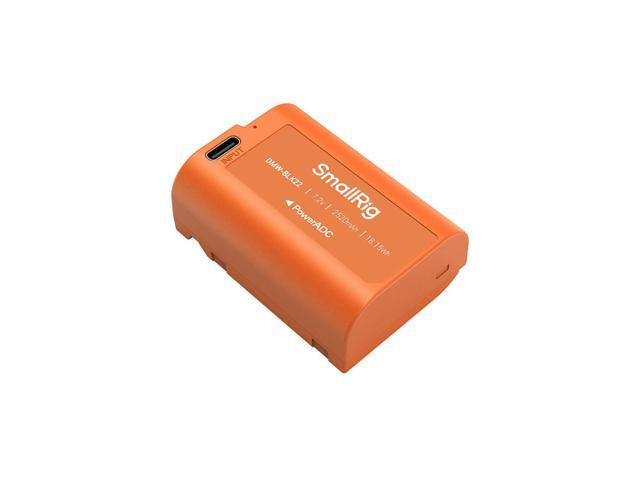 SmallRig DMW-BLK22 18.15Wh 7.2V 2520mAh USB-C Rechargeable Camera Battery, Orange