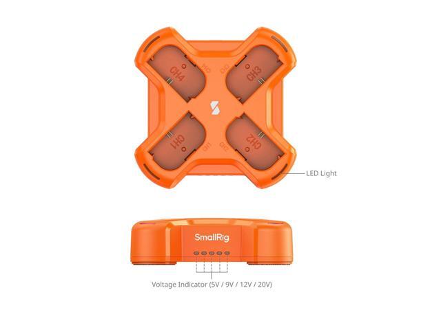 SmallRig 4-Channel Camera Battery Charger for Canon LP-E6NH Battery
