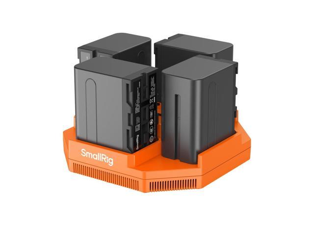 SmallRig 4-Channel Camera Battery Charger & 4-Battery Kit for Sony NP-F970 4834