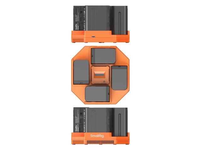 SmallRig 4-Channel Camera Battery Charger & 4-Battery Kit for Sony NP-F970 4834