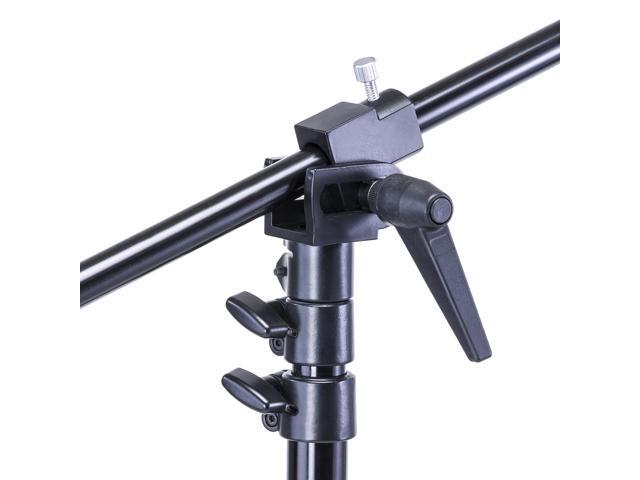 Flashpoint 11.5' Aluminum 5 Section Super Light Stand with Boom Extension and Reflector Holder Arm