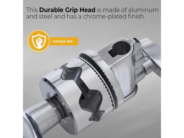 Flashpoint Grip Head for Lights and Accessories - 2.5' Diameter (Chrome)