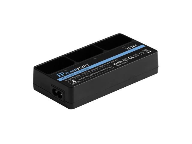 Flashpoint VC26T Multi Battery Charger for the VB-26 V1 / Zoom Li-on Battery