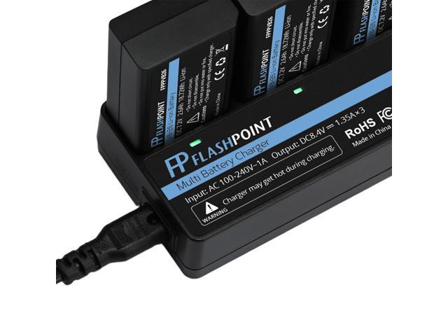 Flashpoint VC26T Multi Battery Charger for the VB-26 V1 / Zoom Li-on Battery