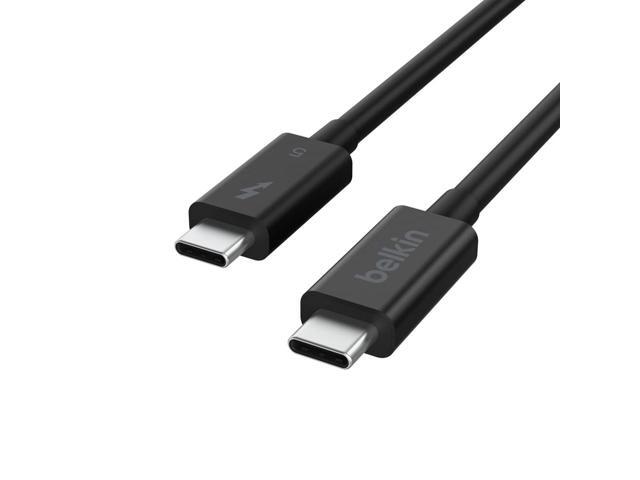 Belkin - 3.3ft USB-C Thunderbolt 5 Cable w/ 240W Power Delivery, Bandwidth Boost Up to 120Gbps, and 4K UHD Display Resolution - Black - image 3
