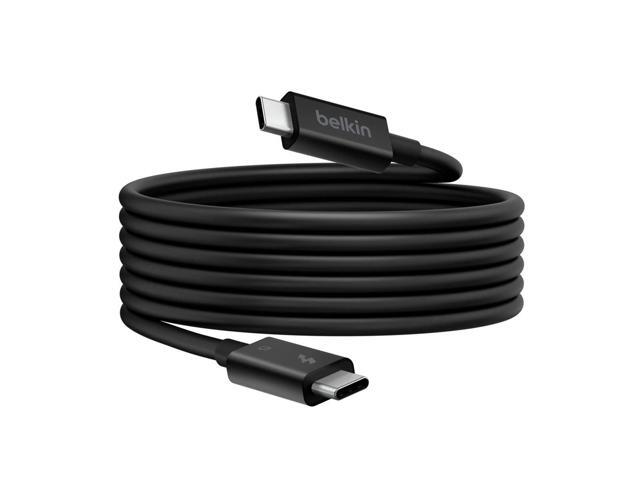Belkin - 3.3ft USB-C Thunderbolt 5 Cable w/ 240W Power Delivery, Bandwidth Boost Up to 120Gbps, and 4K UHD Display Resolution - Black - image 5