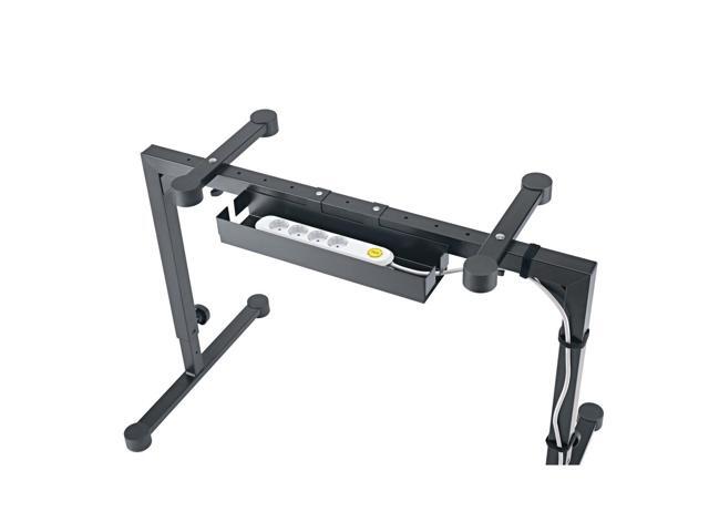 K & M 18808 Cable Organiser for Omega Keyboard Stands, Black