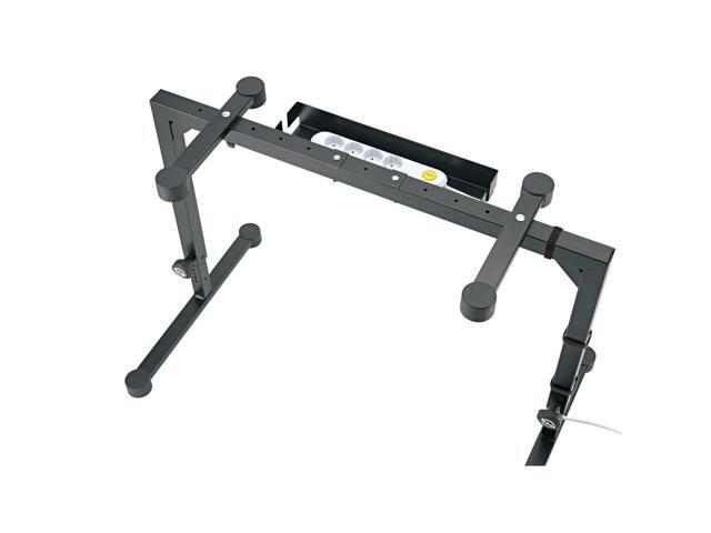 K & M 18808 Cable Organiser for Omega Keyboard Stands, Black