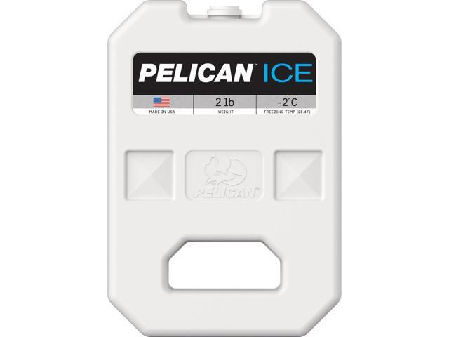 Pelican 2 Lb Reusable Ice Pack for Coolers, White Container #PI-2LB-BLU